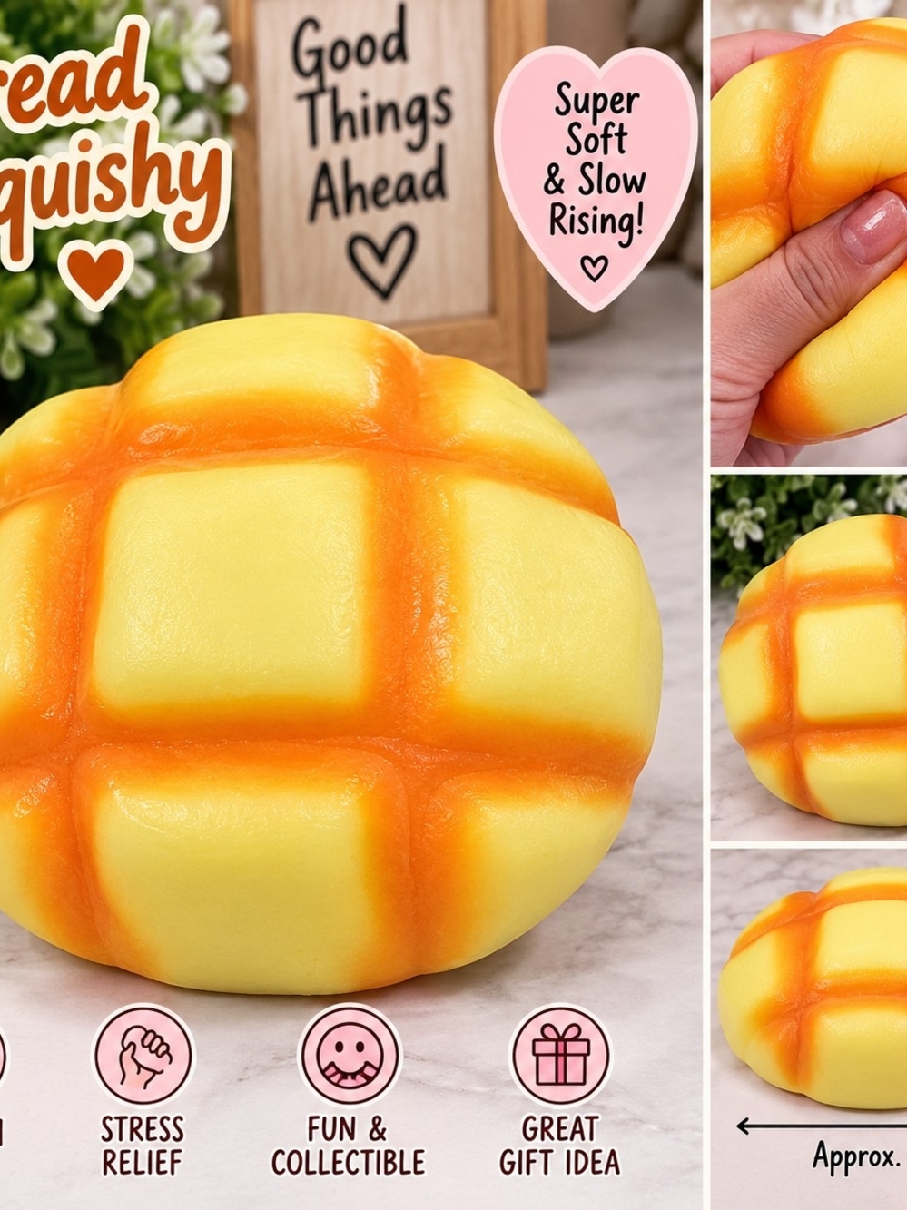 Bread Squishy Toy
